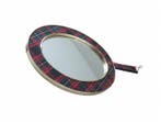 Wandspiegel- vintage - Glas, Hout - Schotse retrospiegel.