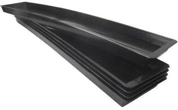 Brick tray 3/1 Triple brick Zwart voor 3 grote blokken