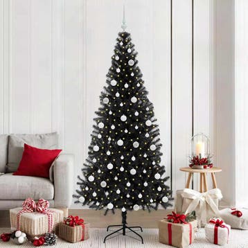 vidaXL Kerstboom Zwart 210 cm PVC, Verzenden, Nieuw
