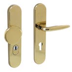 Veiligheidsbeslag SKG3 ovaal messing titaan PVD cilinderg..., Ophalen of Verzenden, Nieuw, Koper of Messing, Overige typen