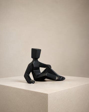 Sculpture, Modern keramisch sculptuur – Geometrische