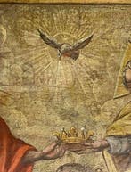 École allemande (XVII), Attribué(e) à - Krönung der Jungfrau