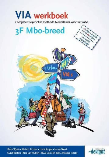 VIA werkboek 3F Mbo-breed 9789490998042 Rieke Wynia, Verzenden, Rieke Wynia