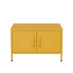 Lendo Online Table basse 68x50x44 cm Métal Jaune