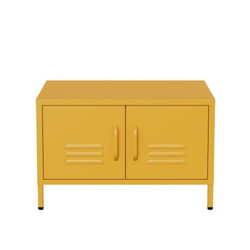 Lendo Online Table basse 68x50x44 cm Métal Jaune, Maison & Meubles