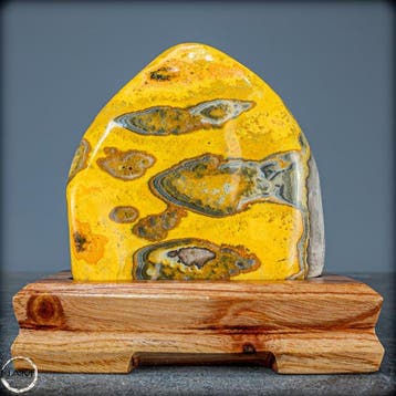 Zeer zeldzame natuurlijke Bumblebee Jasper Freeform op