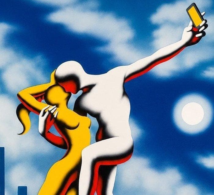 Mark Kostabi (1960) - Within Harmony, Antiquités & Art, Antiquités | Autres Antiquités