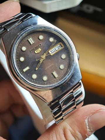 Seiko - 5 Automatic – Ref. 6309-523A – Brown Dial – Day-Date