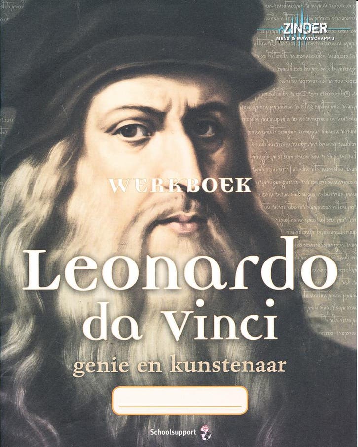 Zinder 9+ Mens & Maatschappij Werkboek Leonardo da Vinci (pe, Boeken, Schoolboeken, Nieuw, Verzenden