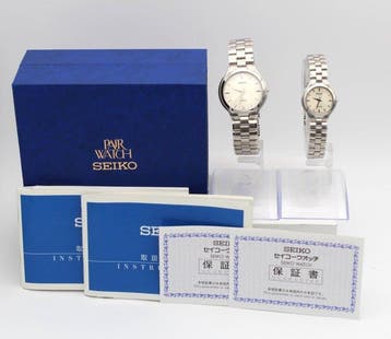 Seiko - Dolce & Exceline Vintage Quartz Matching Pair