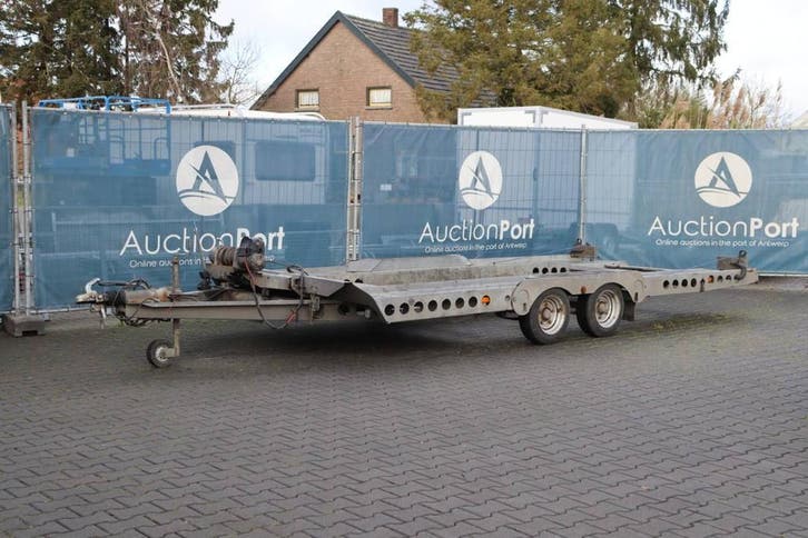 Veiling: Machinetransporter Ifor Williams LM6/7 3500kg 2007, Auto's, Vrachtwagens, Ophalen