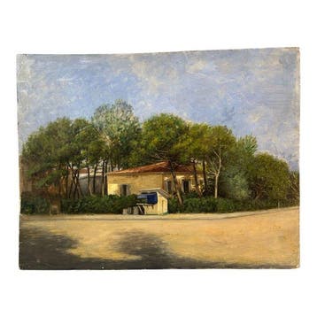 Nazzareno Sidoli (1879–1969) - Paesaggio Estivo