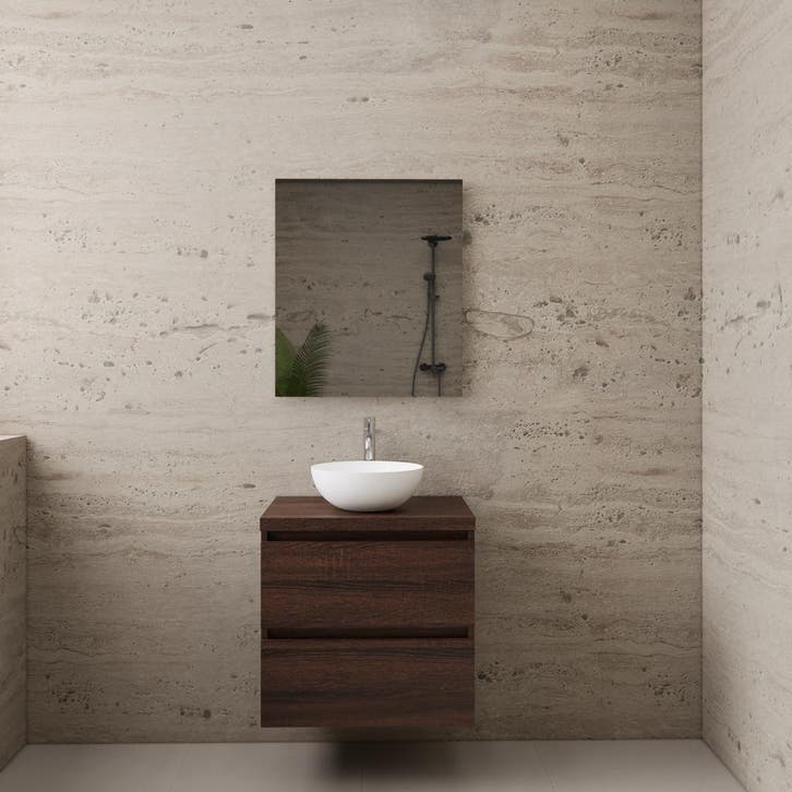 ACTIE BWS Badmeubel | Paris | Sonoma Choco | 60 cm | met, Bricolage & Construction, Sanitaire, Enlèvement ou Envoi