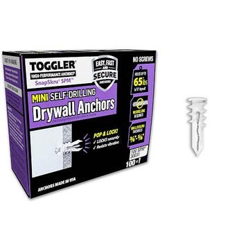 Toggler Snapskru Spm Mini Zelfborende Gipspluggen 100 Stuks, Doe-het-zelf en Bouw, Verzenden, Nieuw