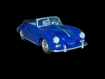 Brumm 1:43 - Modelauto (2) - Porsche 356 Cabriolet Aperta