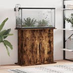 vidaXL Aquariumstandaard 81x36x73 cm bewerkt hout gerookt, Verzenden