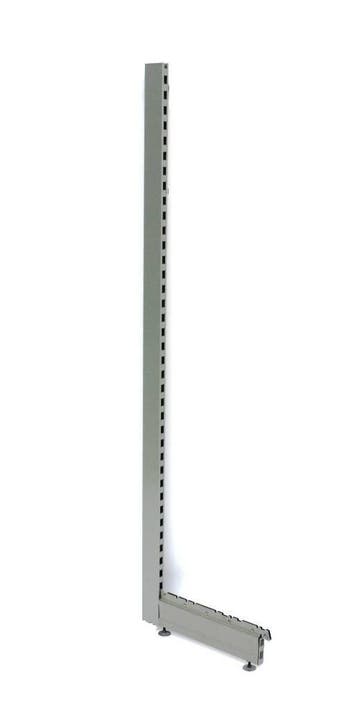 Staander/Stijl H221 + voet 50cm (Eindstuk om een rij af te, Nieuw in verpakking