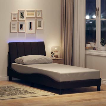 vidaXL Bedframe zonder matras Hanko 90x190 cm stof, Verzenden