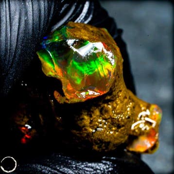 Crystal Opal – ruwe steen met spectaculair kleurenspel 45,6-