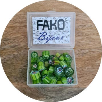 Fako Bijoux - Millefiori Glas - Sieraden Maken - 7-12mm - 50, Hobby en Vrije tijd, Verzenden, Nieuw