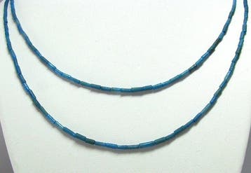 Oud-Egyptisch Faience Dromerige twee Egyptische blauwe, Antiek en Kunst