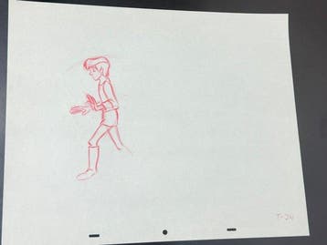 Walt Disney - Originele animatietekening van Taran (40 × 32, Nieuw