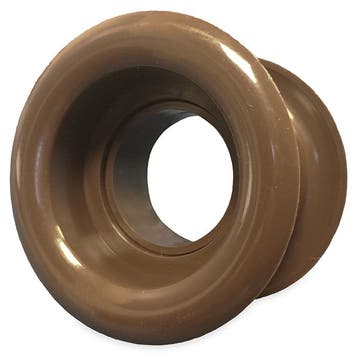 Rond deurrooster Ø40mm - kunststof bruin, Doe-het-zelf en Bouw, Verzenden, Nieuw