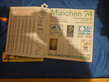 Panini - Coupe du Monde München 74 - Album complet - 1974 -