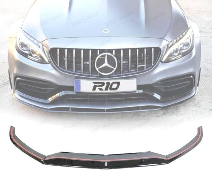 Spoiler Lame de Pare-Chocs Avant Pour Mercedes W205 Sw 14-18, Auto-onderdelen, Carrosserie, Verzenden