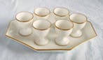 Porcelaine de Paris - Manufacture Nast - Eierhouder set -