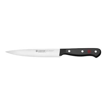 Vleesmes | GOURMET | RVS | Zwart | Lengte 285mm Wüsthof, Verzenden, Nieuw in verpakking