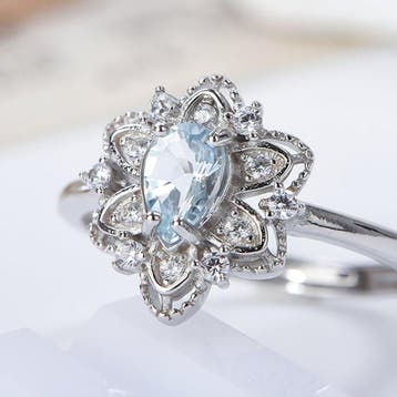 Zonder minimumprijs - Ring - 18 karaat Zilver, Verguld,