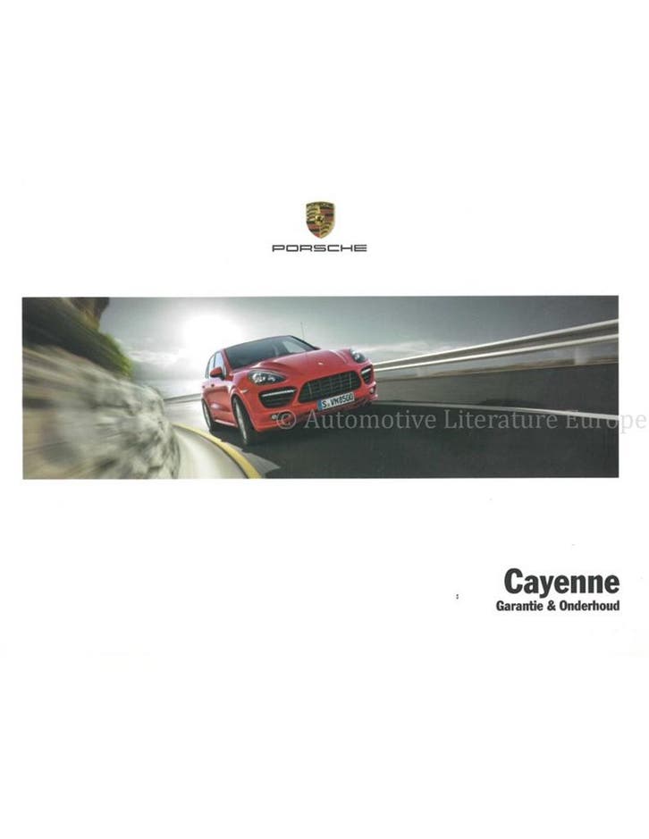 2012 PORSCHE CAYENNE GARANTIE & ONDERHOUD NEDERLANDS, Autos : Divers, Modes d'emploi & Notices d'utilisation, Enlèvement ou Envoi