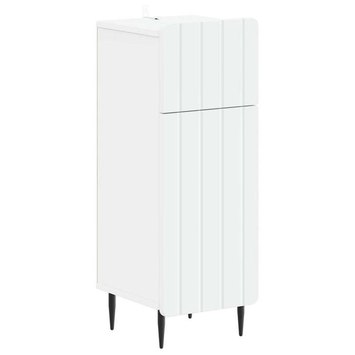 vidaXL Badkamer Opbergkast ZWOLLE Wit 30 x 31 x 79,5 cm, Huis en Inrichting, Tafels | Kaptafels, Nieuw, Verzenden