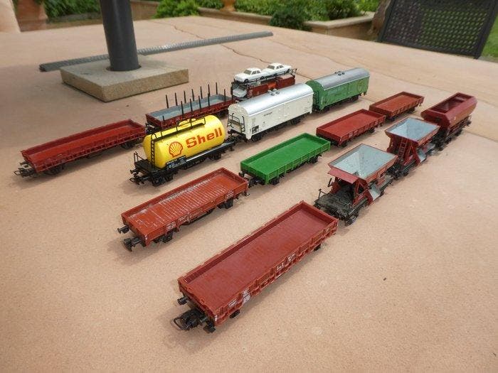Märklin H0 - 4423/4442/4606/4607/4610/4613/4620/4631/4934 -, Hobby & Loisirs créatifs, Trains miniatures | HO