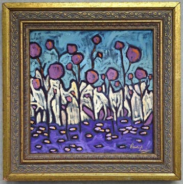 École fauviste (XX) - Le Jardin violet - NO RESERVE