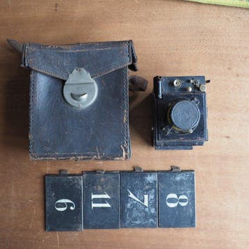 Derogy rare Nr. 1 messing lens Ortho-Per and miniature