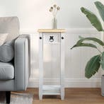 vidaXL Plantenstand Wit 30 x 30 x 73 cm Massief grenenhout, Verzenden, Nieuw