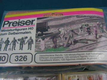 Preiser H0 - Modeltreinlandschap (6) - Restant Preiser HO, Nieuw