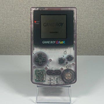 Nintendo - Gameboy Color - Clear Purple - Spelcomputer - In, Nieuw
