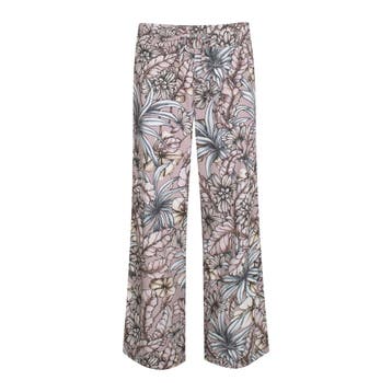 Cambio • wijde broek bloemen • 36, Cambio, Verzenden, Nieuw, Roze