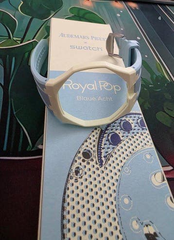 Swatch Royal Pop - Blaue Acht - Sans prix de réserve -, Handtassen en Accessoires, Nieuw