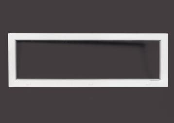 PVC raam vast b150xh50 cm wit, Ophalen of Verzenden, Gevelraam of Ruit
