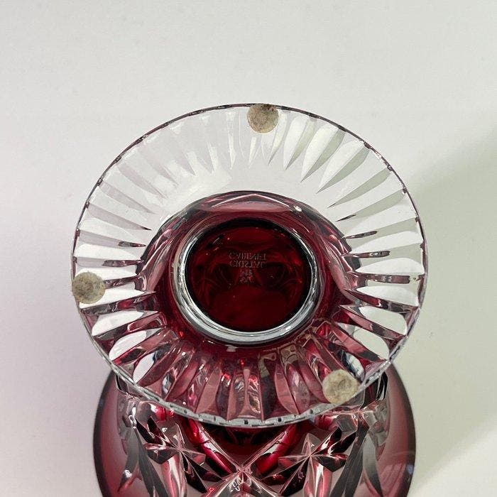 WMF - Vaas - Kristal - Ruby - Ondertekend, Antiek en Kunst, Antiek | Meubels | Tafels