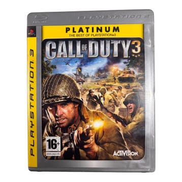 Call Of Duty 3 (Platinum) (Met Normale CD) (PS3), Verzenden, Nieuw