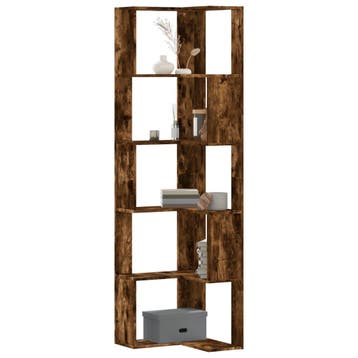 vidaXL Boekenkast 5-laags hoek 50x50x179 cm bewerkt hout, Verzenden