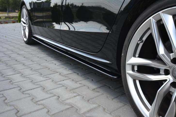 Side Skirts Diffuser voor Audi A5 8T / S5 / S line Sportback, Auto diversen, Tuning en Styling, Ophalen of Verzenden