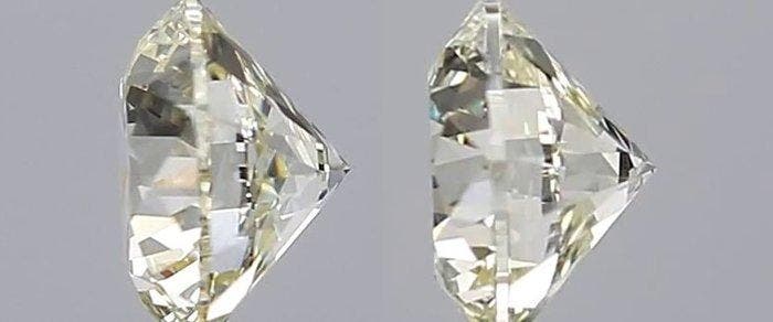 Sans prix de réserve - 2 pcs Diamant (Naturelle) - 1.20 ct -, Bijoux, Sacs & Beauté, Pierres précieuses