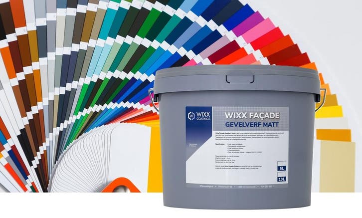 Wixx Façade Gevelverf Matt 5L, Bricolage & Construction, Peinture, Vernis & Laque, Envoi