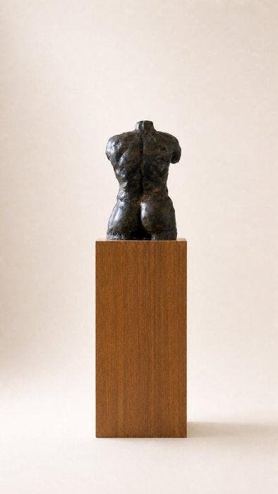 Beeld, Statue de style gréco-romain - 27 cm - Terracotta, Antiquités & Art, Curiosités & Brocante